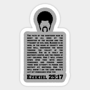 Ezekiel 25:17 Sticker